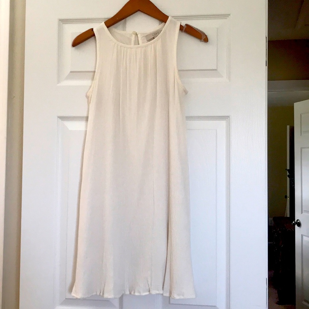 LAST CHANCE Cream shift dress